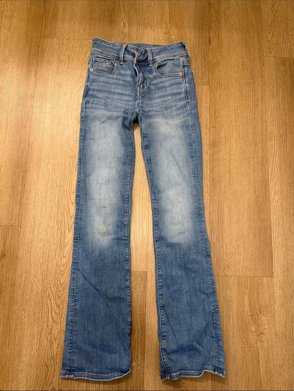 American Eagle Outfitters Light Blue Flare Jeans